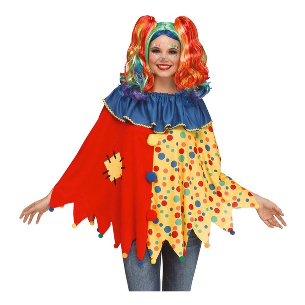 Circus Clown Poncho One Size Costume